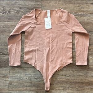 Fabletics Mindy Sculpknit Nude Cream Bodysuit Women's Size 3X NWT